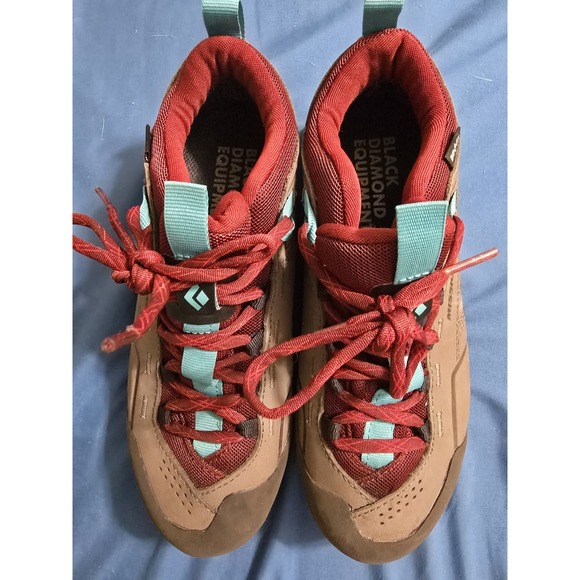 Black Diamond Shoes - Black Diamond Equipment Mission Leather Low WP Womens Hiking Shoes Size 7‎